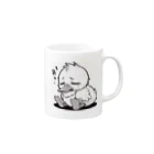 気ままの社長のあひるちゃん Mug :right side of the handle