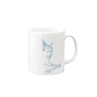 Pafe_Maisonの喫茶店のパフェ（水色の） Mug :right side of the handle