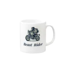 GORILLA_CLUBのライダーゴリー Mug :right side of the handle