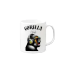 GORILLA_CLUBのノリノリゴリー マグカップの取っ手の右面