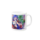 もふおみの初夏の雨上がり Mug :right side of the handle