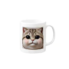 ngsonlineshopの最強可愛いデブ猫 Mug :right side of the handle