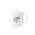 めめんともりのHAPPY SUICIDE Mug :right side of the handle