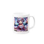 NAAMTのアイドルハナビのグリッターステージジャケット Mug :right side of the handle