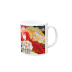 T-Floatの酒は呑んでも吞まれちゃいけないように煽ってくるT-Float型ティコちゃん Mug :right side of the handle