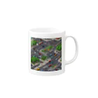 ft141104の「都会の信号 道路マップ」 Mug :right side of the handle