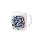 SaBATaNの伝説の生物シリーズ龍1 Mug :right side of the handle