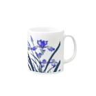 RetrowaveFlowerのRetrowaveFlower-キショウブ- Mug :right side of the handle