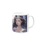 HOSHI-TANEKO🌠の✨クール・ビューティー✨ Mug :right side of the handle