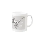 echicaのI am “bird” ラプトル Mug :right side of the handle