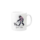 GORILLA_CLUBのお散歩ゴリー Mug :right side of the handle