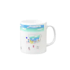 アオイハチドリプロジェクトのアオイハチドリプロジェクト12 Mug :right side of the handle