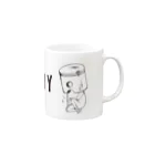 ILLUST&DESIGN JOYのPISTON BOY 2／JOY Mug :right side of the handle