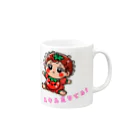 らぴっどかむのとまと幼女 Mug :right side of the handle