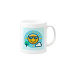 SHO_KANのニコニコたいよう Mug :right side of the handle