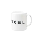 lpixelのコーポレートシリーズ（白地専用） マグカップの取っ手の右面