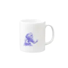 kumainchouのLion power 紺 Mug :right side of the handle