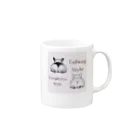 犬好きさんのためのTシャツ屋さんのコギケツ　オーダー Mug :right side of the handle