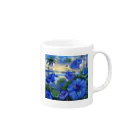 AQUAMETAVERSEのブルーハワイ　Tomoe bb 2712 Mug :right side of the handle