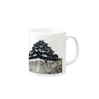 Yukimurakun「Samurai」の名古屋城グッズ Mug :right side of the handle