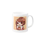 たくさん(☆∀☆)ｷﾗｰﾝ!の可愛い笑顔 Mug :right side of the handle