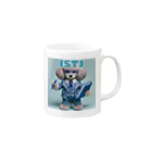 MsArtShopのISTJのトイプードル Mug :right side of the handle