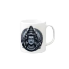 psychedelic mountainのshiva  Mug :right side of the handle