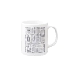 がーるずしょっぷの医療機器 チャコール Mug :right side of the handle