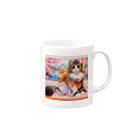 sophie138の舞妓ネコおにゃん Mug :right side of the handle