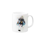 【一番星アリア】1周年記念グッズショップの一番星アリア Mug :right side of the handle