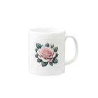 zymrの一本の強い薔薇 Mug :right side of the handle