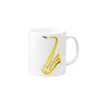 ivy,s shopのサックス　 Mug :right side of the handle