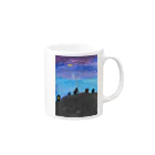 clmn_kの星空の夜 Mug :right side of the handle