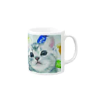 Rio YukiのColorful candy Mug :right side of the handle