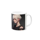 LONGSTONEのボーイッシュガール Mug :right side of the handle