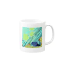 ariariartのBlue submarine【コラボ作品】 Mug :right side of the handle