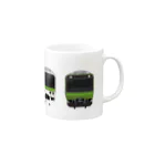 sushima_graphical_trains / SHI-DEの山手兄弟 Mug :right side of the handle