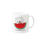 sari'sのI love watermelon Mug :right side of the handle