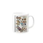 お台場ローズベイデザインのファッションブレッド Mug :right side of the handle