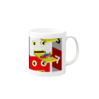 SHUJI OZAWAのSUPER 3D PRINT ROBOT Mug :right side of the handle