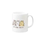 くぅもんせのお店のうさぎ推し＆U・SA・GI！ Mug :right side of the handle