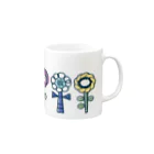 カシワギマリ（イラストレーター）のblooming Mug :right side of the handle