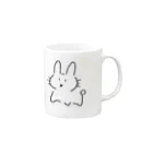 うさみ˙˚ ᕱ_ᕱ ˚˙のうさみ Mug :right side of the handle