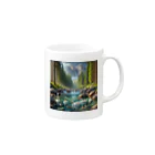 日曜大工の暑中お見舞い？ Mug :right side of the handle