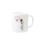 Youth_Youngsのシュールなバスケくん Mug :right side of the handle