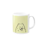 消しゴムはんこのエピリリのサモエド Mug :right side of the handle