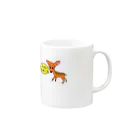 くまごんたのバンビのハッピー Mug :right side of the handle