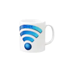 かえるかえるのWi-Fi Mug :right side of the handle