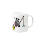 J's Mart 2ndのフィッシングペンギン Mug :right side of the handle