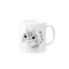 AtelierCOMETのにゃんにゃんねこ Mug :right side of the handle